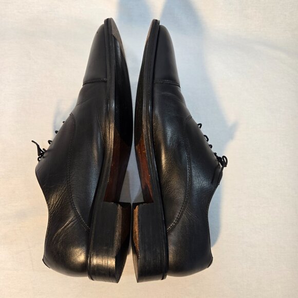 COLE HAAN Williams Formal Black Leather Cap Oxford Dress Shoes Men's Size 11M. - Picture 6 of 16